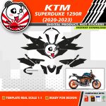 Motorcycle new template superduke 1290 r 2023