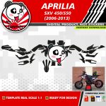 motorcycle template aprilia sxv