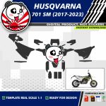 Motorcycle template husqvarna 701 sm