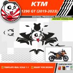 Motorcycle adventure templates 1290 gt 2023 new