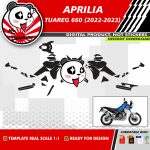 motorcycle template aprilia tuareg 660