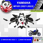 Motorcycle template yamaha mt09 fz09