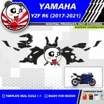 Motorcycle template street yamaha yzf r6