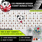 download premium vector design t-shirt pack