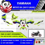 Vector file download motorcycle design yamaha fz 09