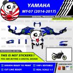 Vector file download yamaha motorcycle mt07