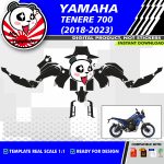 Vector file download outline motorcycle yamaha tenere 700 trail